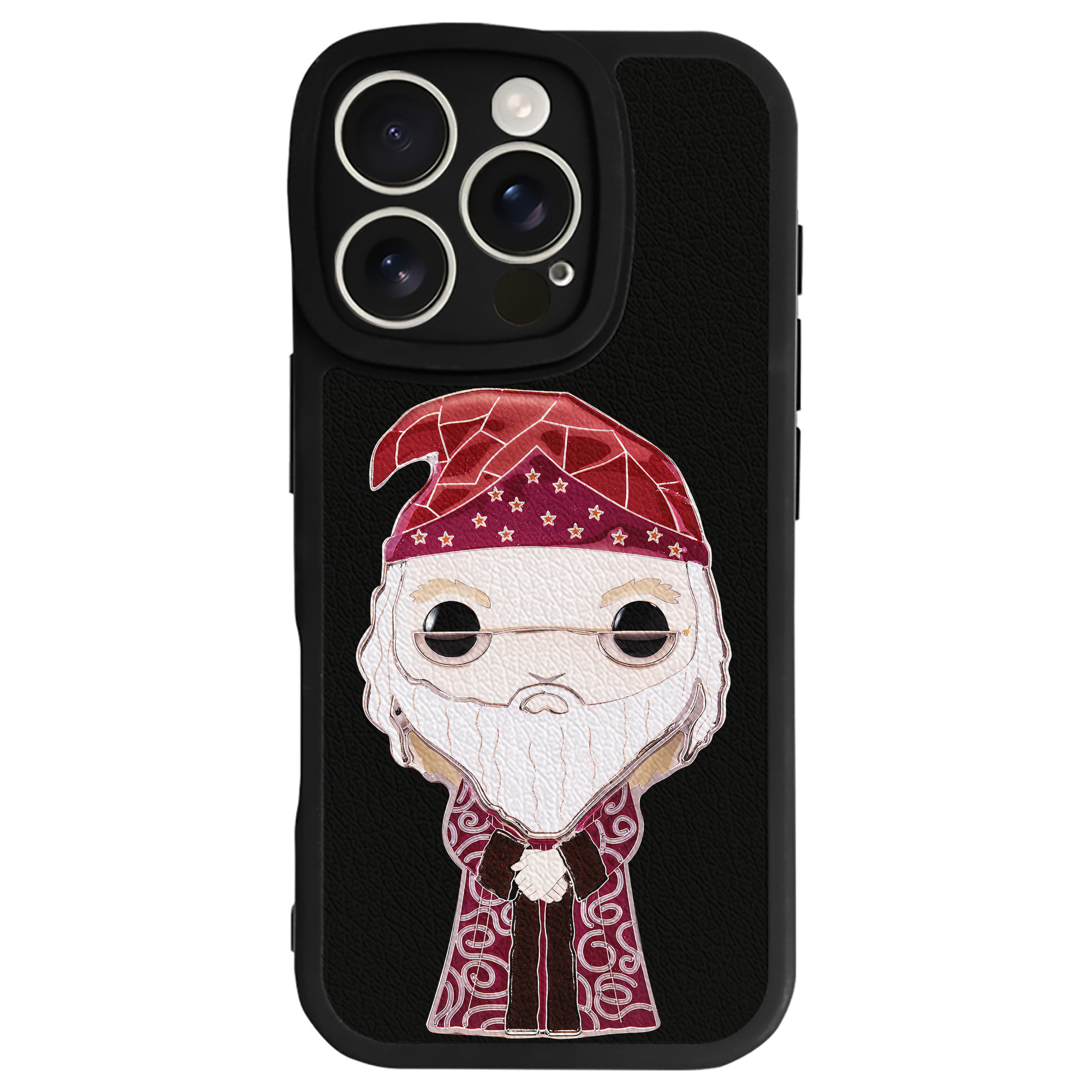 （画像用） Harry Potter ハリー・ポッターシリーズ 【iPhone 16シリーズ対応】シリコンスマホケース（レザー調） 材質：シリコン